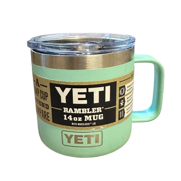 YETI 14oz Stackable Rambler Mug in seafoam - Picture 1 of 5